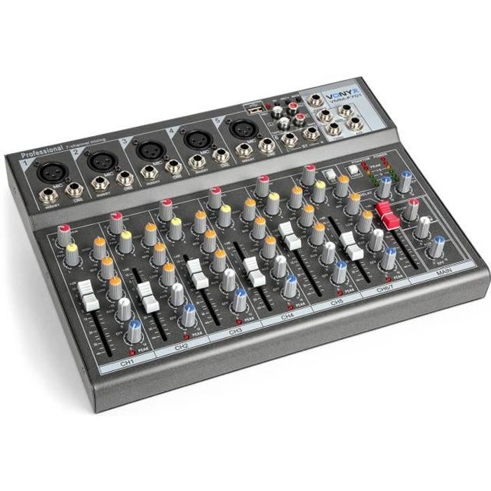 table de mixage 5 entrees micro