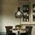 Suspension Noir Cage Industriel Metal Retro Style