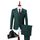 JTONG Costume Homme Formel 3 Pièces Un Bouton Busi