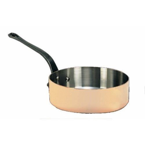 DE BUYER Sauteuse droite cuivre inox et fonte - ø 28 cm