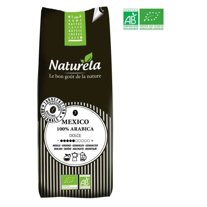 Naturela -250g- Café Mexico 100% Arabica Moulu n° 7 Bio