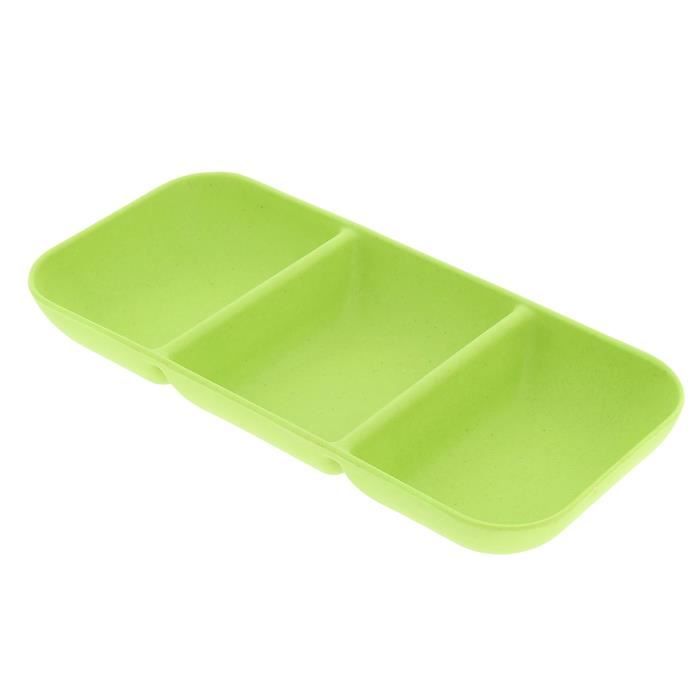 Set apéritif 3 compartiments - Vert