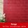 Papier peint Mural de briques 70x77cm Rouge