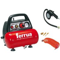 COMPRESSEUR FERRUA Compresseur d'air avec accessoires de gonfl COMPRESSEUR FERRUA Compresseur d'air avec accessoires de gonfl