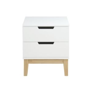 Pas Design De Achat Vente Chevet Cher Blanc Table 9WYIEDH2