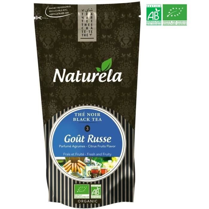 Naturela -100g- Thé Noir Goût Russe n° 3 Bio