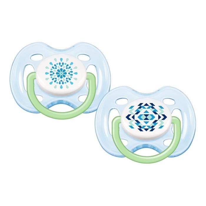 PHILIPS AVENT Sucette Aérée Tendance 0-6 mois Garçon