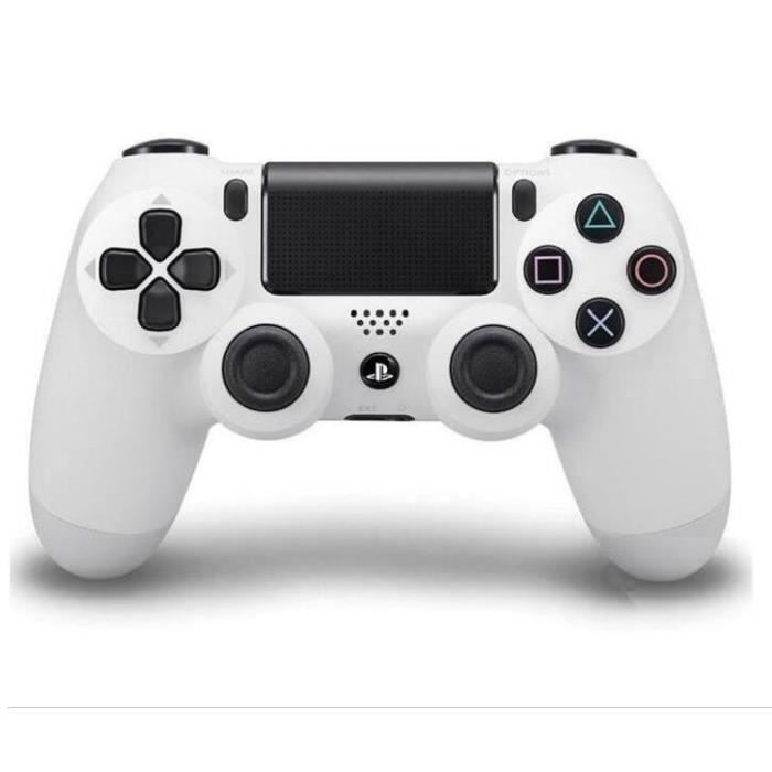  Manette  de CONSOLE DualShock PS4  Blanche  Achat Vente 