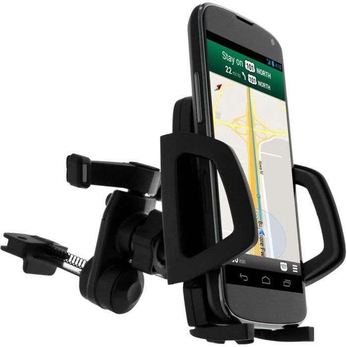 support voiture grille aeration smartphone noir achat support voiture grille aeration smartphone noir achat