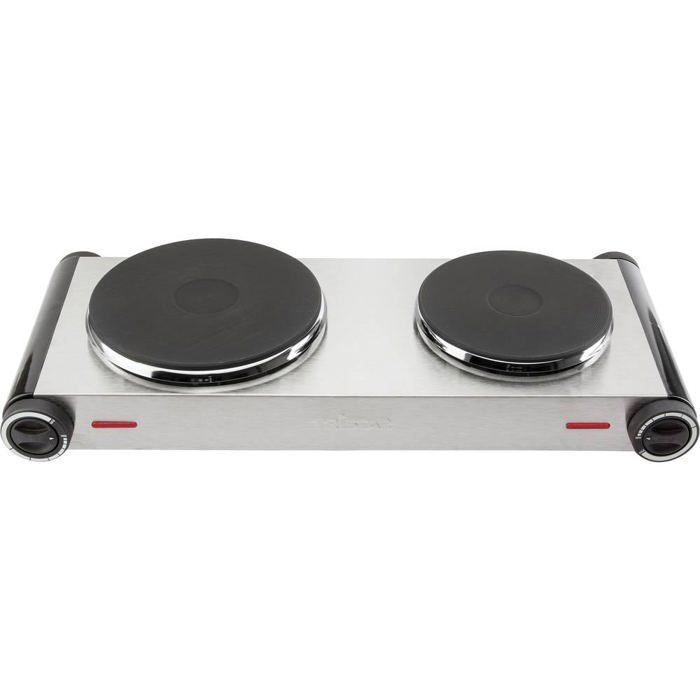 Double plaque de cuisson Tristar KP-6248 acier1