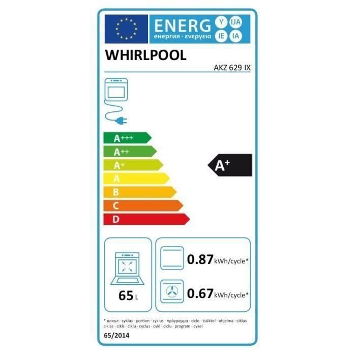Whirlpool AKZ6029IX- Four électrique encastrable3
