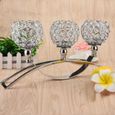 Set Cadeau MM-Candle/ holder Table /à Manger Chandelier Verre /à la Maison r/étro Bougie Chandelier Fer europ/éen