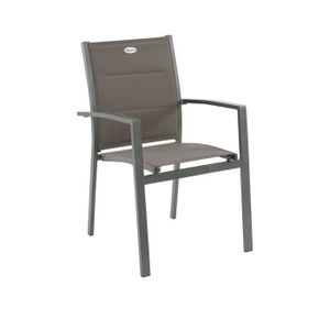 Hespéride Fauteuil de jardin Chaweng - Aluminium - Gris Hespéride Fauteuil de jardin Chaweng - Aluminium - Gris