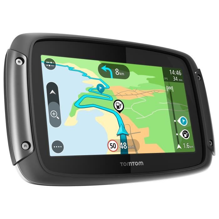 TomTom GPS Moto - RIDER 42 (4,3 pouces) Cartographie Europe 23 et Trafic à vie