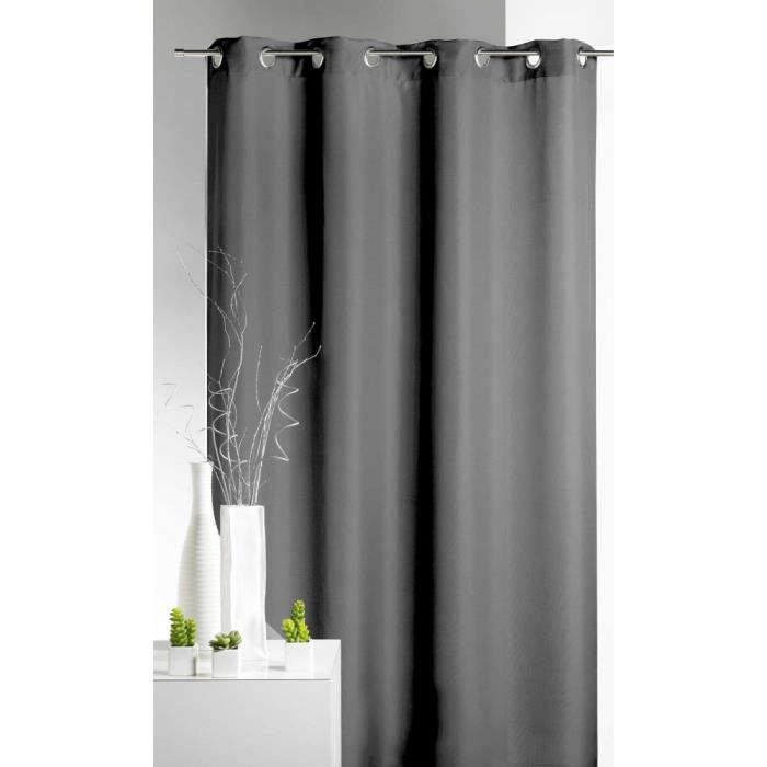 Rideau 80 % occultant avec grande largeur Anthracite 240cm x 260cm ... Rideau 80 % occultant avec grande largeur Anthracite 240cm x 260cm ...