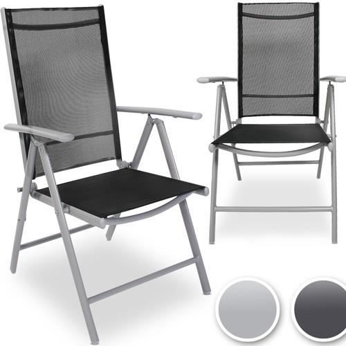 2 Vente Chaises Set FoncéAchat Aluminiumalst01Gris QshCxotBrd