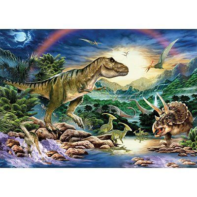 Puzzle 60 pièces   A lheure des dinosaures   Achat / Vente PUZZLE