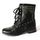 BOTTINES BOTTES FEMME CUIR NOIR CHAUSSURES "BUFFAL