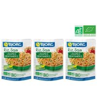 CÉRÉALES - MÉLANGES BJORG Riz Soja légumes Doypack Bio 250g CÉRÉALES - MÉLANGES BJORG Riz Soja légumes Doypack Bio 250g