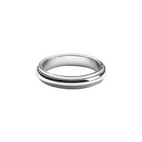 ALLIANCE - SOLITAIRE ALLIANCE ANTI-STRESS HOMME FEMME 4mm ARGENT ALLIANCE - SOLITAIRE ALLIANCE ANTI-STRESS HOMME FEMME 4mm ARGENT