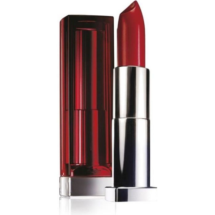 GEMEY MAYBELLINE Rouge a levres couleur sensationnel Stick 470 Rouge Revolution