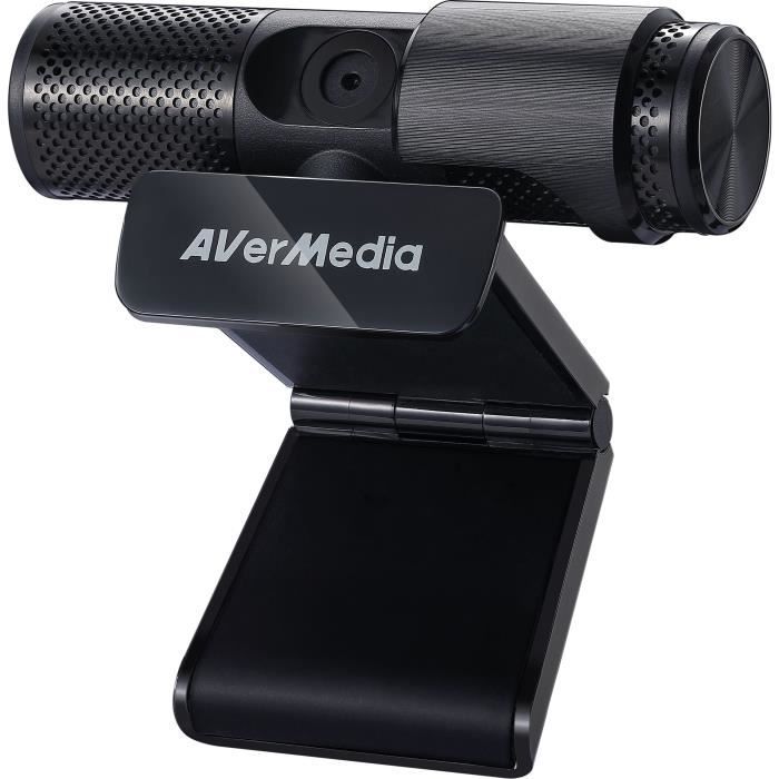 AVerMedia Live Streamer CAM 313 (PW313) - Webcam pour YouTubers et Streamers - Enregistrez en Full HD 1080p30 / Plug and Play / Focu