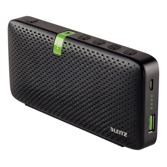 LEITZ Enceinte portable de conférence - Noir