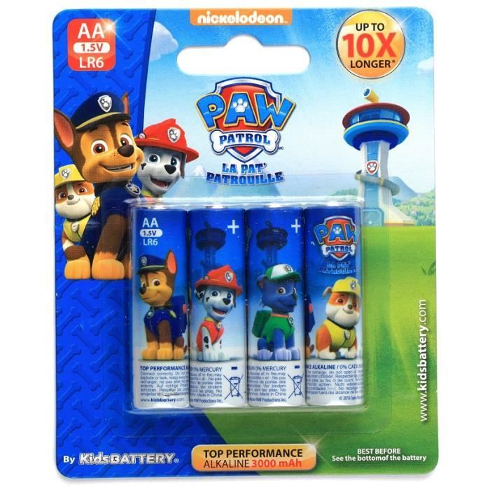 PAT'PATROUILLE 4 Piles AA - LR06