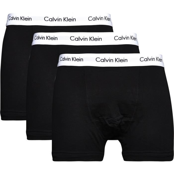 PACK 3 SHORTY CK UNDERWEAR H Noir