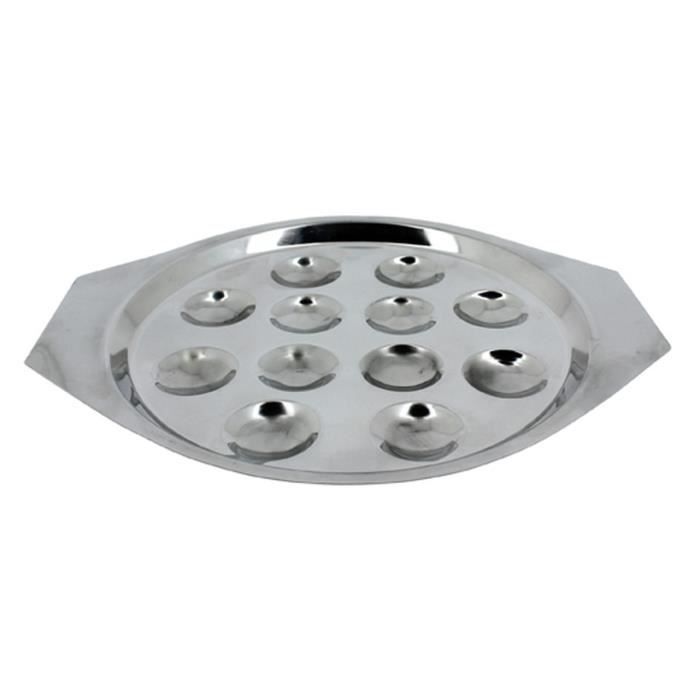 THE KITCHENETTE Lot 6 plats à escargots 12 trous 4615205 gris