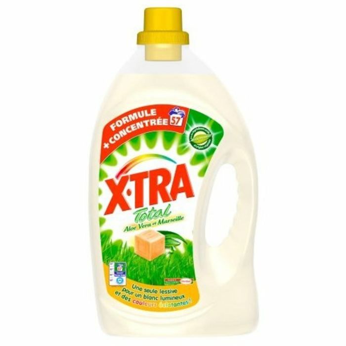 X-tra Lessive total au savon de marseille 57 lavages
