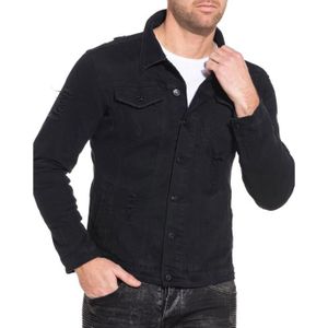 Cher Achat Vente Pas Veste Jean Noir wqX008