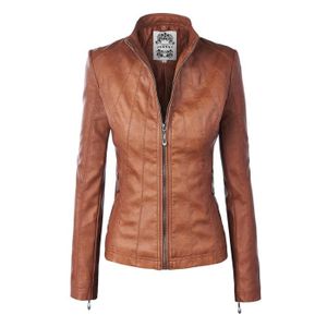 Veste cuir imitation femme Veste cuir imitation femme
