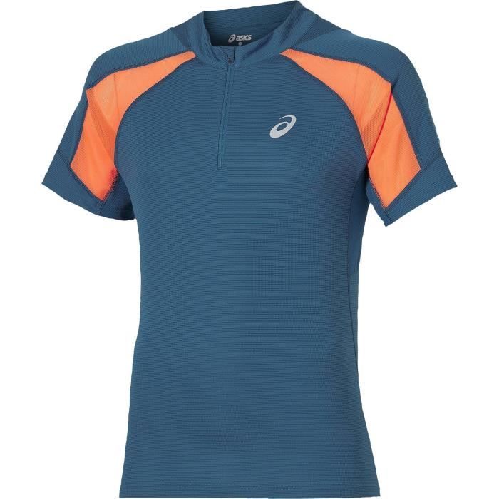 ASICS T-shirt running homme - Bleu