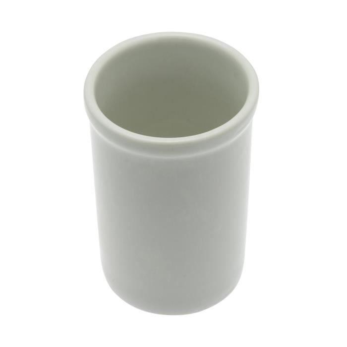 FRANDIS Gobelet Céramique Blanc 7x7x10,5 cm