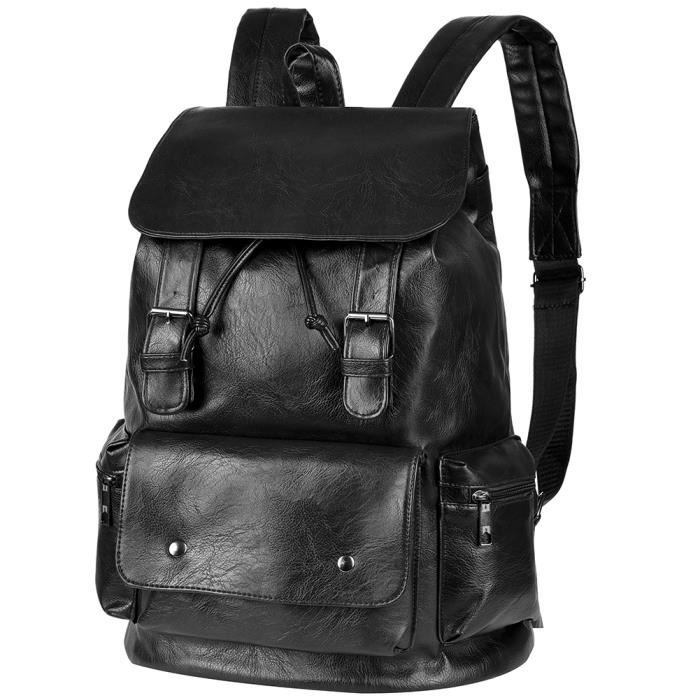 sac dos pour homme en cuir