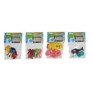 Assortiment de poissons pour aquarium - 4 Pièces