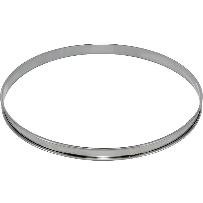DE BUYER Cercle a tarte Inox O 28 x H 2 cm Tous feux dont induction