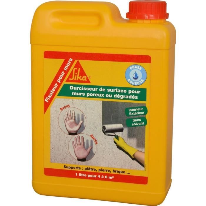 SIKA Durcisseur de surface pour mur poreux ou degrades 2L
