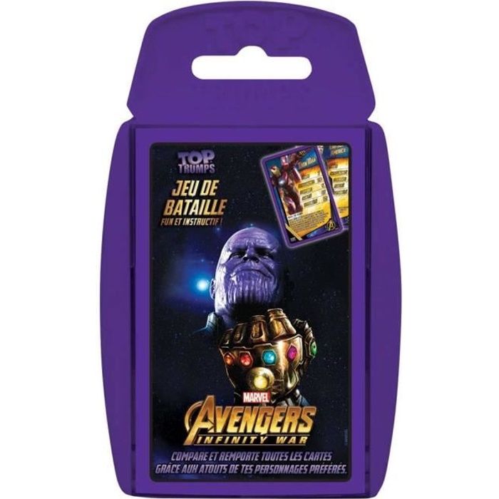 TOP TRUMPS Avengers Infinity War - Jeu de cartes - Version française