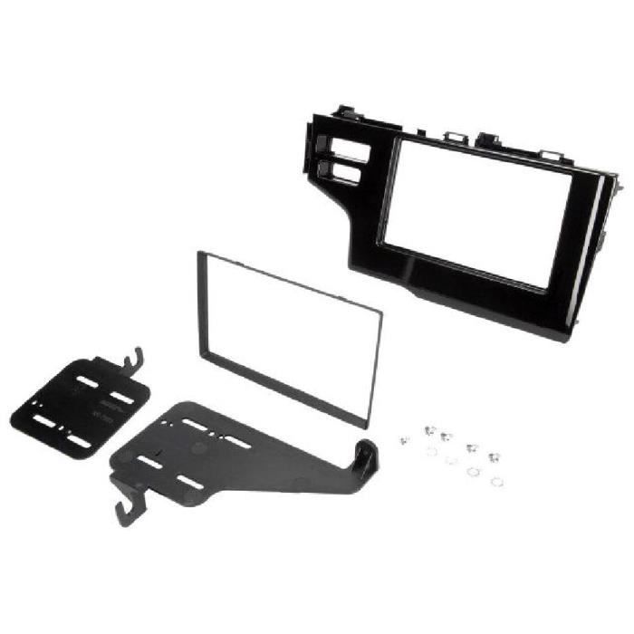 Facade Autoradio 2din Honda Jazz Ap14 Noir Brillant Adnauto