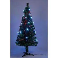 SAPIN - ARBRE DE NOËL Sapin vert de Noël - H 120 cm - Fibre optique + 20 SAPIN - ARBRE DE NOËL Sapin vert de Noël - H 120 cm - Fibre optique + 20