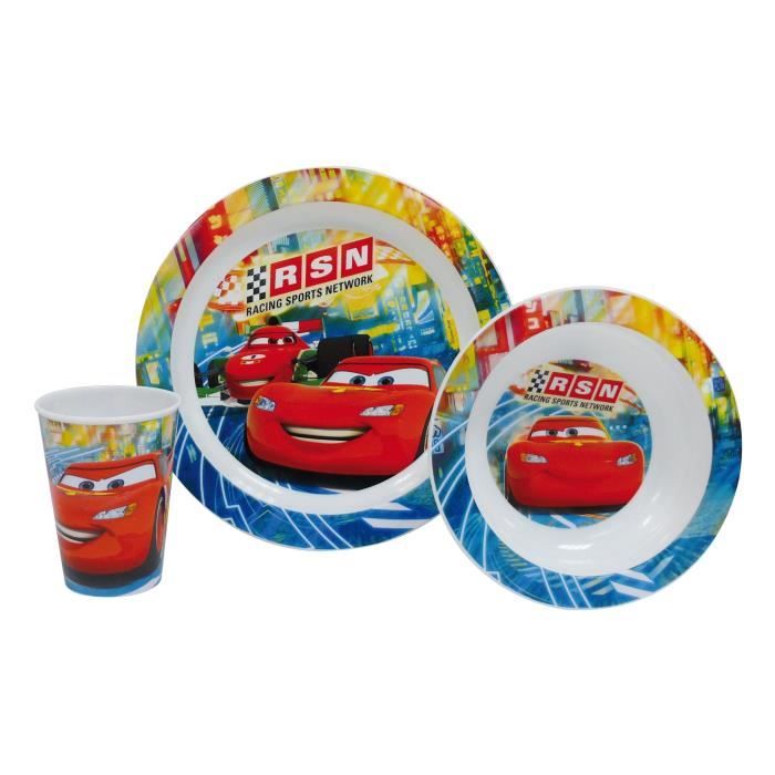 CARS Coffret Repas 3 pièces