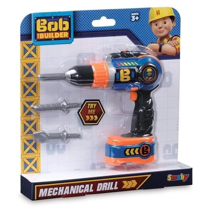 BOB LE BRICOLEUR Smoby Perceuse/Visseuse Mecanique