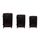 BAGAGE ICEPAK LOT DE 3 VALISE RIGIDE TSA NOIR