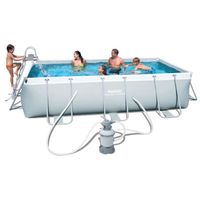 PISCINE Piscine tubulaire rectangulaire BESTWAY 4.04x2.01x PISCINE Piscine tubulaire rectangulaire BESTWAY 4.04x2.01x