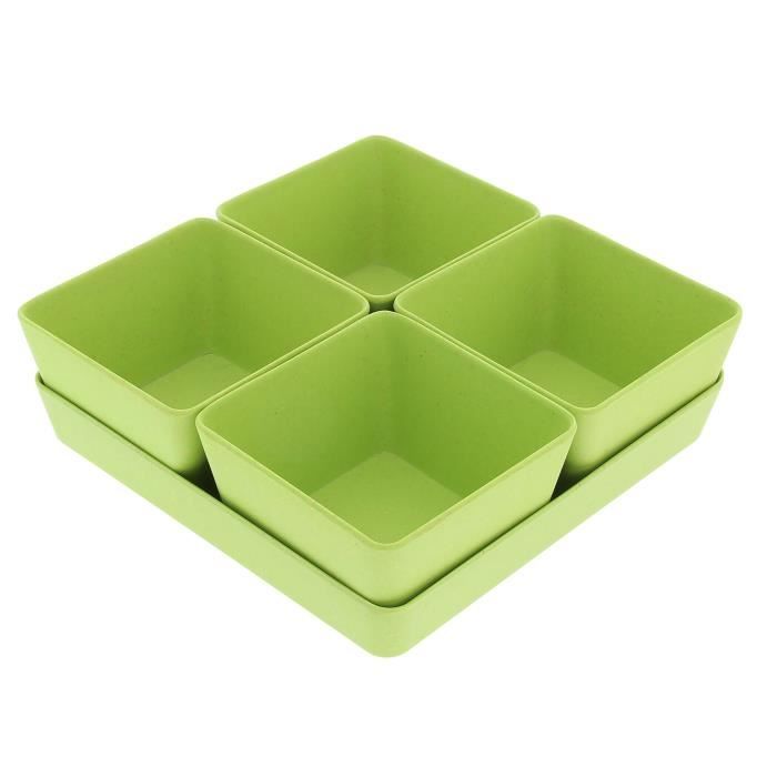 Set apéritif 5 pièces - Vert