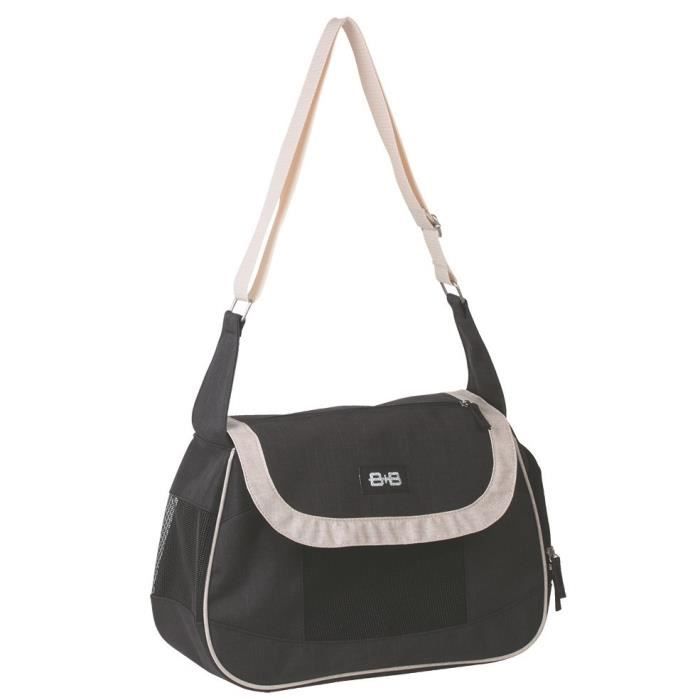 NOBBY Sac de transport Devon Sling - 39x15x25cm - Anthracite - Pour chien