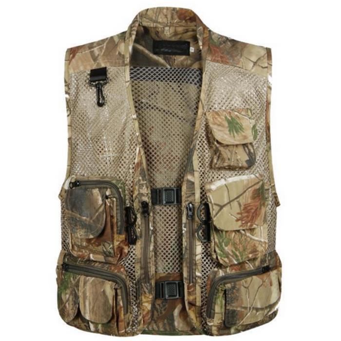 Veste En Plein Air Maillot Gilet Camouflage sans Manches ...