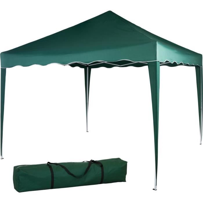 tonnelle pliante verte - achat / vente pas cher